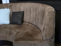 Halfronde zitbank incl. sierkussens - afbeelding 2 van  7