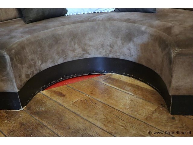 Halfronde zitbank incl. sierkussens - afbeelding 4 van  7