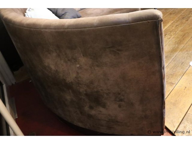 Halfronde zitbank incl. sierkussens - afbeelding 7 van  7