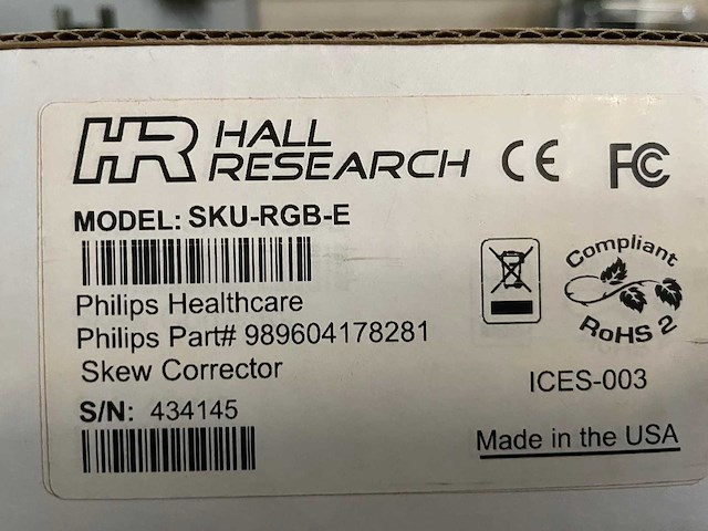 Hall research - sku-rgb rgb - scheve corrector (3x) - afbeelding 6 van  7