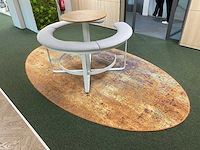 +halle picnic - design barset met vloerkleed - grijs - afbeelding 3 van  9