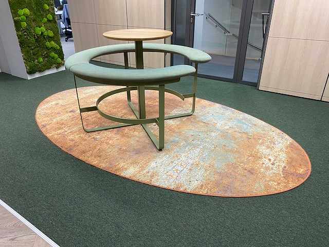 +halle picnic - design barset met vloerkleed - groen - afbeelding 2 van  10