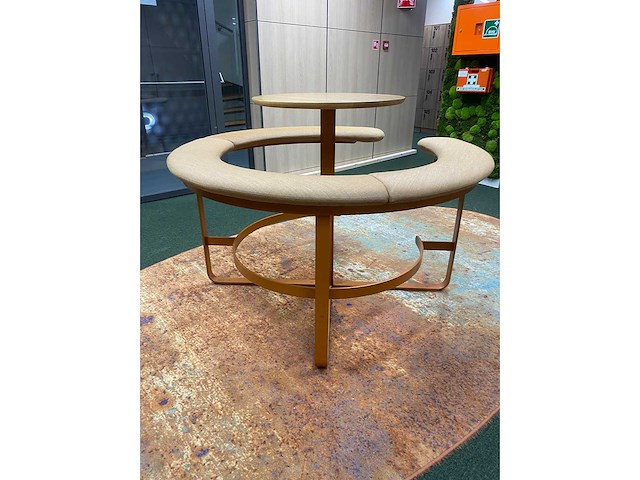 +halle picnic - design barset met vloerkleed - koper - afbeelding 2 van  13