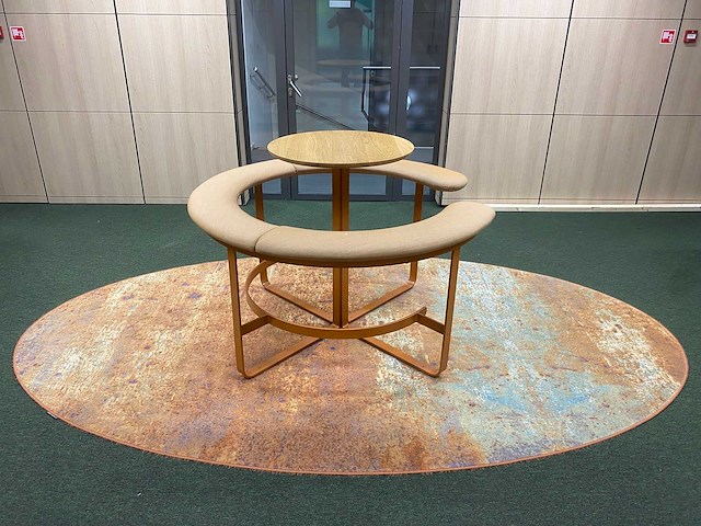 +halle picnic - design barset met vloerkleed - koper - afbeelding 3 van  13