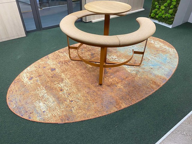 +halle picnic - design barset met vloerkleed - koper - afbeelding 5 van  13
