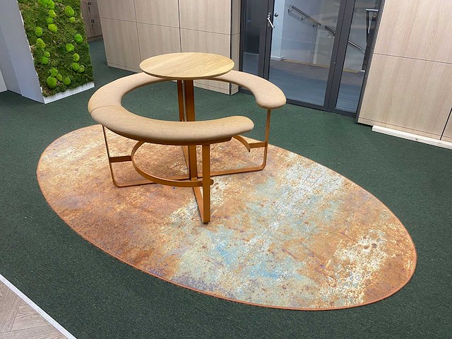 +halle picnic - design barset met vloerkleed - koper - afbeelding 1 van  13