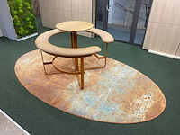 +halle picnic - design barset met vloerkleed - koper - afbeelding 1 van  13
