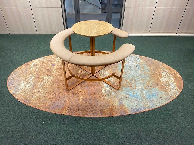 +halle picnic - design barset met vloerkleed - koper - afbeelding 6 van  13