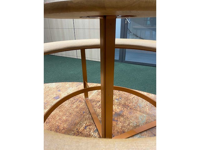 +halle picnic - design barset met vloerkleed - koper - afbeelding 10 van  13