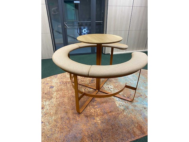 +halle picnic - design barset met vloerkleed - koper - afbeelding 13 van  13