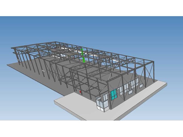 Hallen staalconstructie 1080m2 - afbeelding 1 van  12
