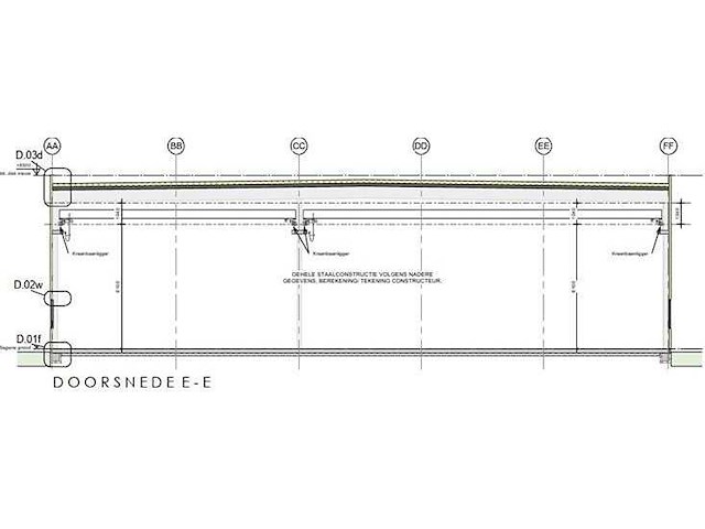 Hallen staalconstructie 1350m2 - afbeelding 2 van  8