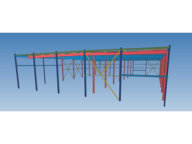 Hallen staalconstructie 1350m2 - afbeelding 5 van  8