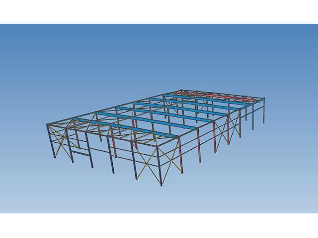 Hallen staalconstructie 1350m2 - afbeelding 6 van  8