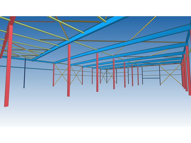 Hallen staalconstructie 1350m2 - afbeelding 8 van  8