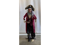 Halloween animatronic - evil pirate - decorative figure - afbeelding 2 van  4