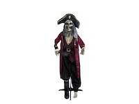 Halloween animatronic - evil pirate - decorative figure - afbeelding 4 van  4