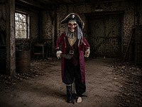 Halloween animatronic - evil pirate - decorative figure - afbeelding 1 van  4