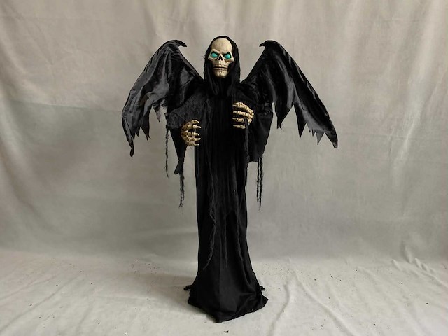 Halloween animatronic - flying skeleton - decorative figure - afbeelding 1 van  1