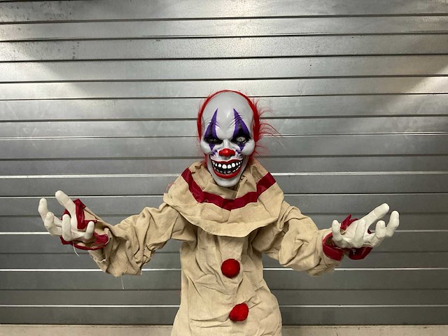 Halloween animatronic clown - afbeelding 4 van  5