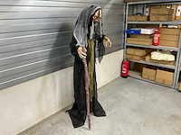 Halloween animatronic heks - afbeelding 2 van  3