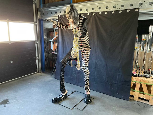 Halloween animatronic horror clown - afbeelding 1 van  1