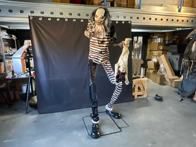 Halloween animatronic horror clown - afbeelding 2 van  5