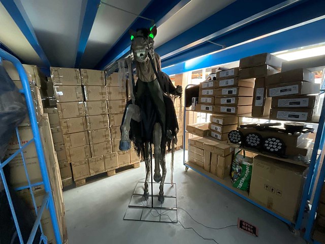 Halloween animatronic pop zombi horse - afbeelding 2 van  7