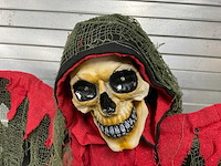 Halloween animatronic skelet met vleugels - afbeelding 3 van  5