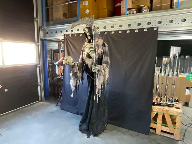 Halloween animatronic skelet - afbeelding 1 van  5