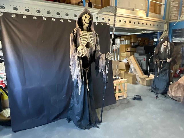 Halloween animatronic skelet - afbeelding 2 van  5