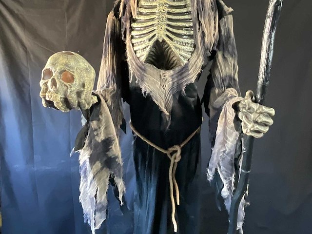 Halloween animatronic skelet - afbeelding 4 van  5