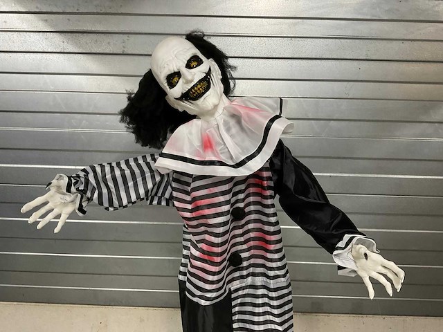 Halloween animatronic sneaky clown - afbeelding 4 van  5
