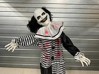 Halloween animatronic sneaky clown - afbeelding 4 van  5