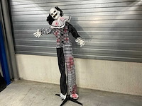Halloween animatronic sneaky clown - afbeelding 1 van  5