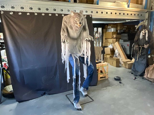 Halloween animatronic weerwolf - afbeelding 2 van  4