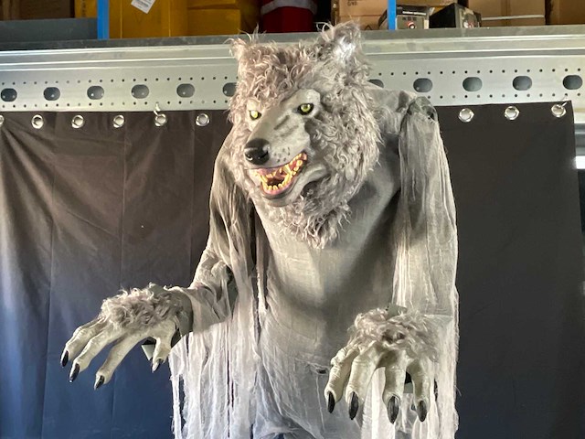 Halloween animatronic weerwolf - afbeelding 3 van  4