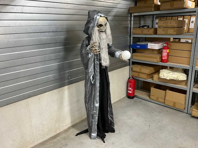 Halloween animatronic wizard - afbeelding 2 van  5