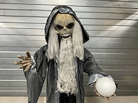 Halloween animatronic wizard - afbeelding 4 van  5