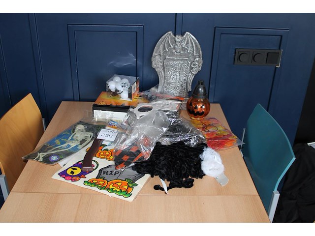 Halloween versiering in diverse uitvoeringen. - afbeelding 1 van  2