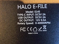 Halo e-file elektrische nagelvijl e145 - afbeelding 2 van  4