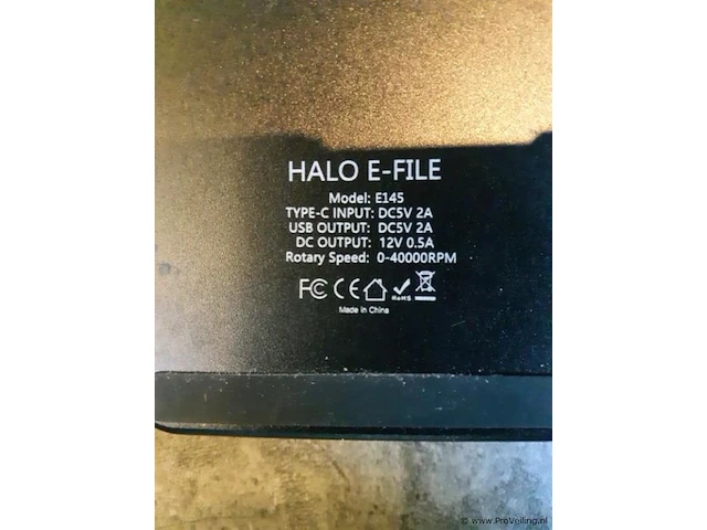Halo e-file elektrische nagelvijl e145 - afbeelding 4 van  5