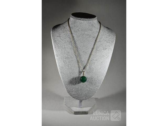 Halsketting met hanger - afbeelding 1 van  3