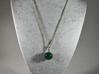 Halsketting met hanger - afbeelding 1 van  3