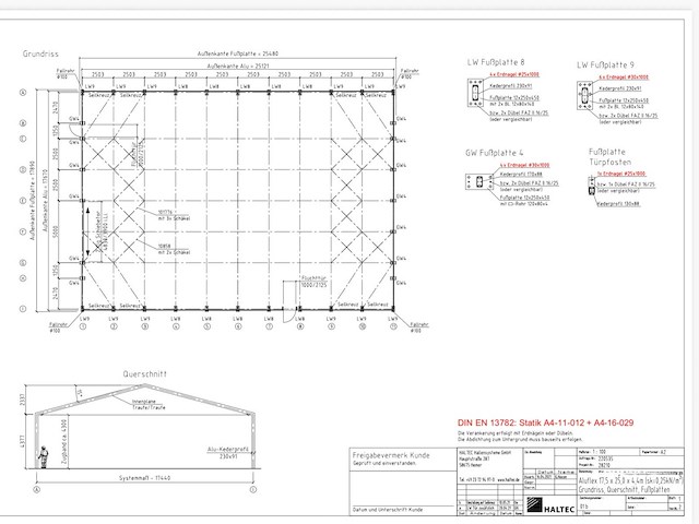 Haltec basic tijdelijke bedrijfshal / loods - afbeelding 37 van  54