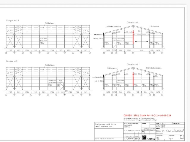 Haltec basic tijdelijke bedrijfshal / loods - afbeelding 38 van  54