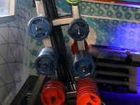 Halterschijven- en halterstangenrek - 130x120x160cm - afbeelding 4 van  9