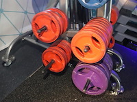 Halterschijven- en halterstangenrek - 130x120x160cm - afbeelding 5 van  9