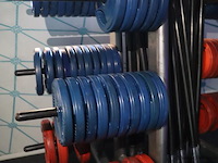 Halterschijven- en halterstangenrek - 130x120x160cm - afbeelding 6 van  9