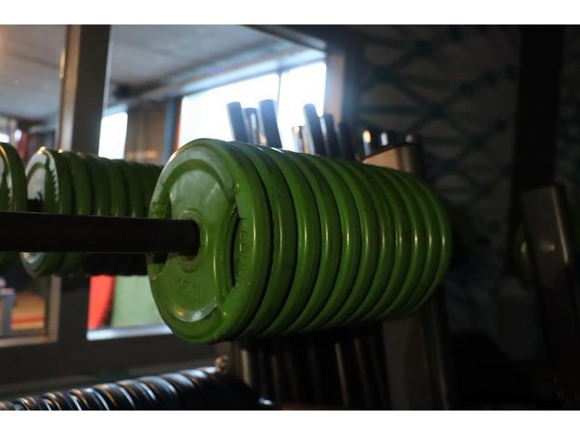 Halterschijven- en halterstangenrek - 130x120x160cm - afbeelding 7 van  9